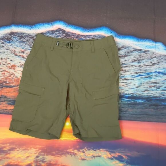 REI co op olive green relaxed fit shorts size 2 - Picture 2 of 6